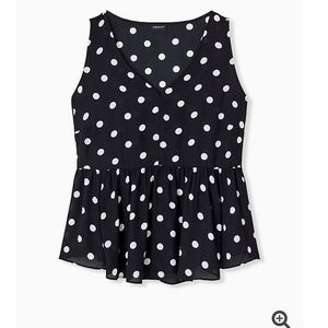Peplum tank - Torrid Size 1